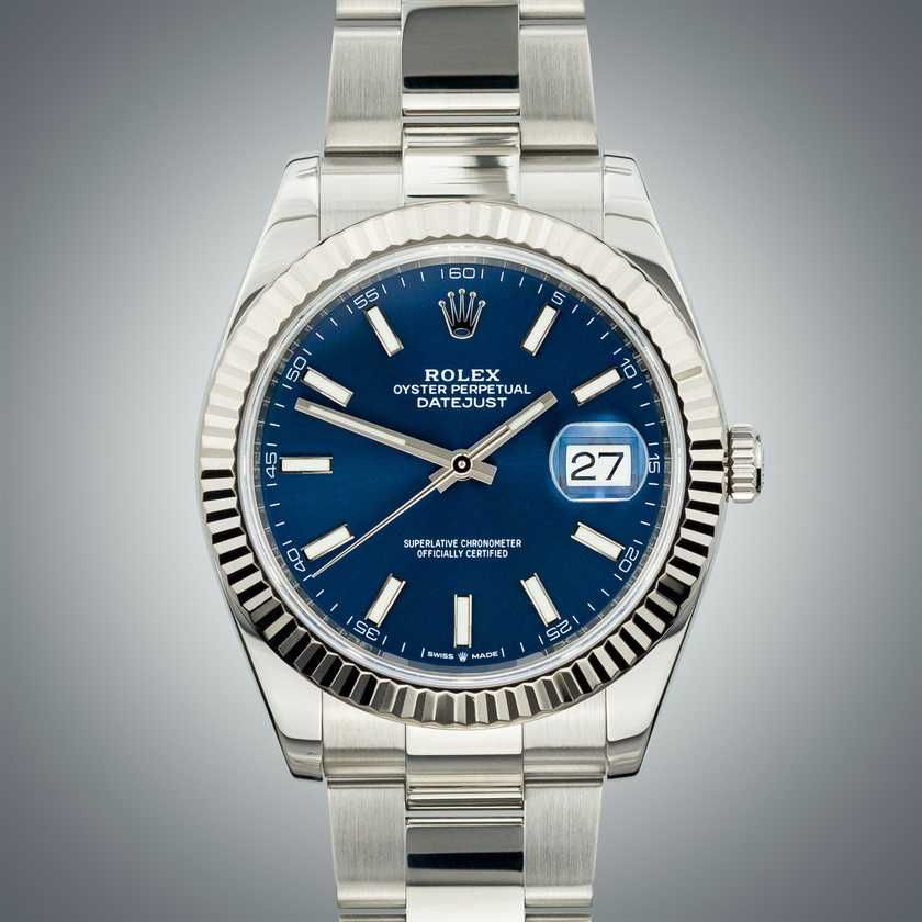 Rolex Datejust 41 Bright Blue dial 126334