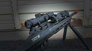 Pusca Airsoft MODEL FOARTE Puternic# Pe Butelii co2 4,8j ASG TAC6