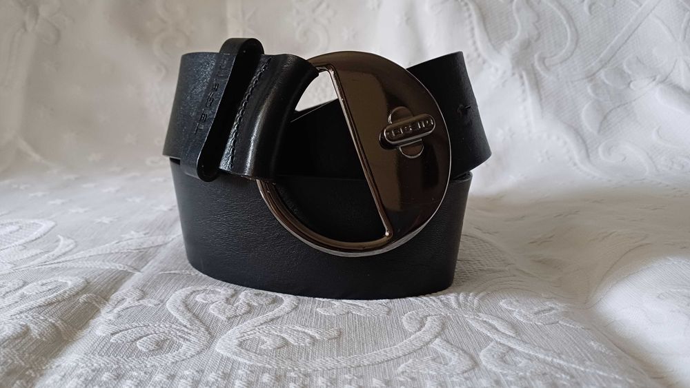 Curea dama,vintage,originala Diesel, din piele naturala neagra
