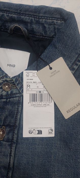 Overshirt/jacheta/ camasa barbati M Mango