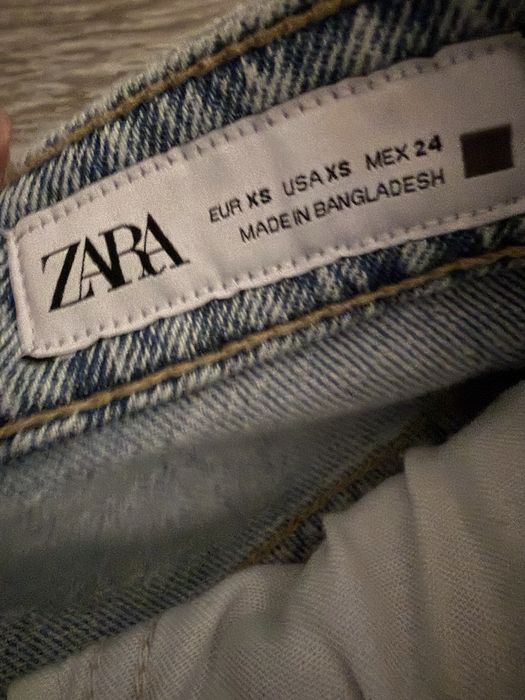 Дънкова пола Zara XS-размер