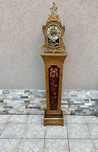 Impozant ceas cu pendul-piedestal-stil Boulle-165 cm-Italia
