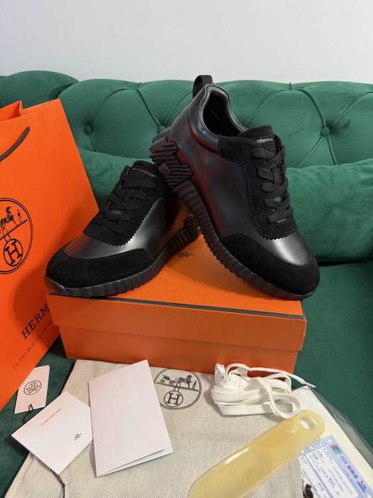 Adidasi Hermes piele naturala 100% Full Box colectie noua