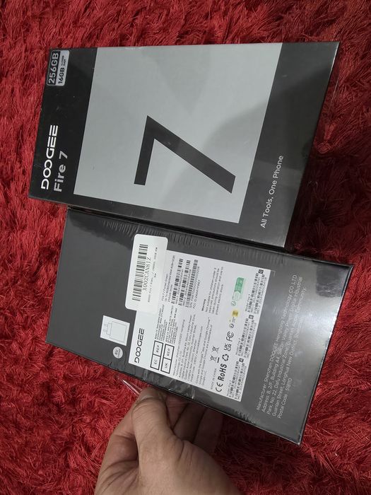 -Doogee Fire 7, Nou, 256Gb, 4Ram+12 extins, telefon de munca rezistent