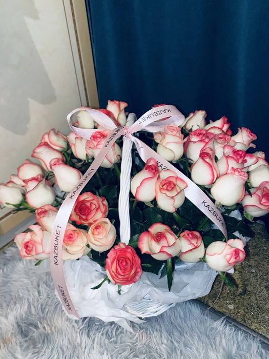 Роза 51 штук 25к