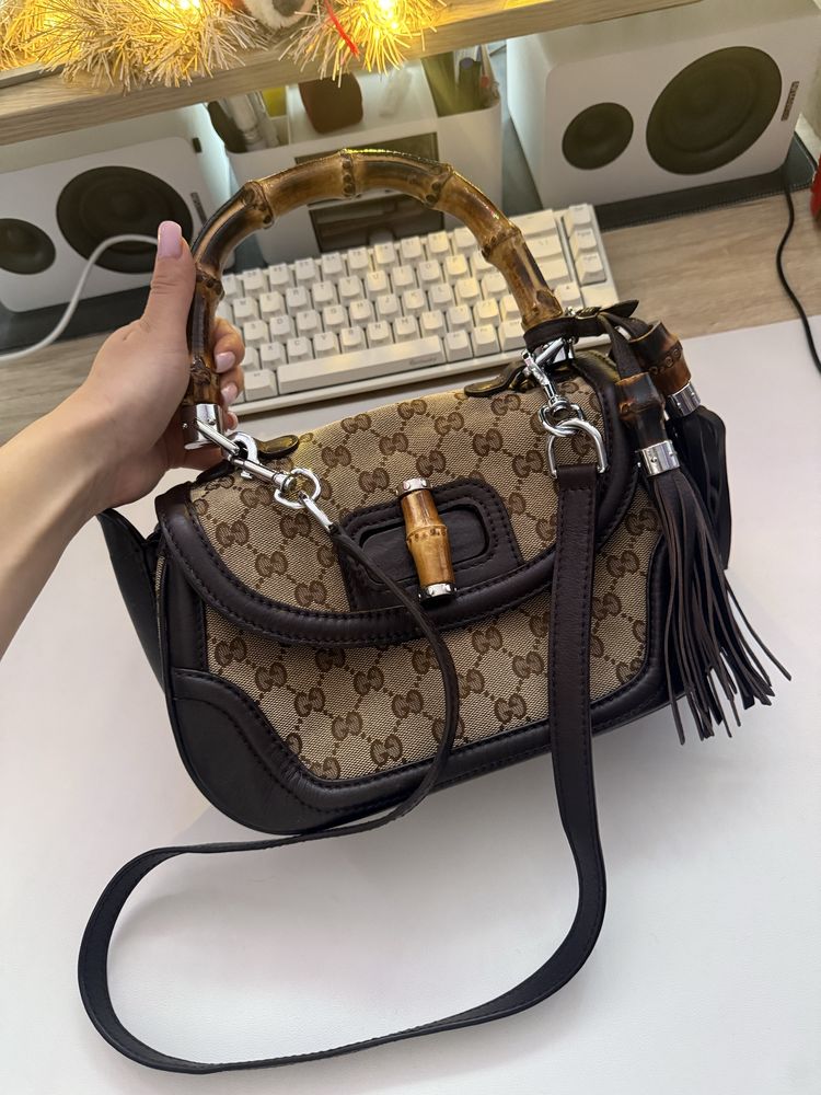 Бамбукова Gucci (Гучи) Чанта 240242