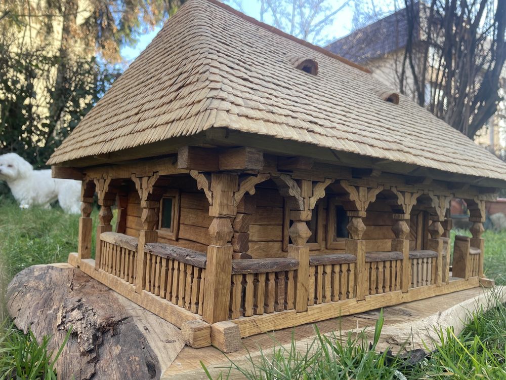 Macheta casa traditionala miniatura