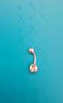 Piercing buric din otel chirurgical