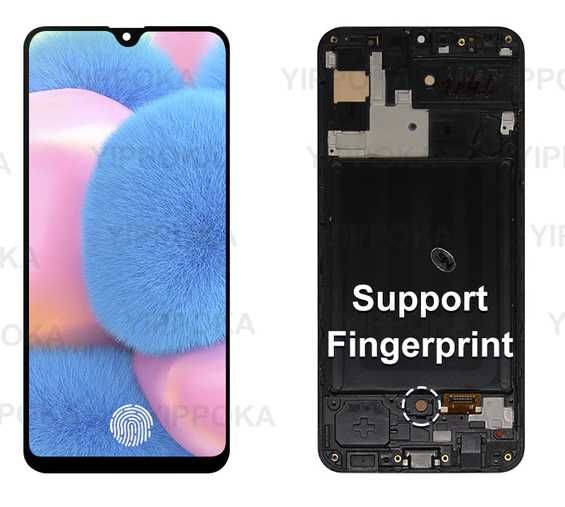 Дисплей с рамка Samsung A30s OLED