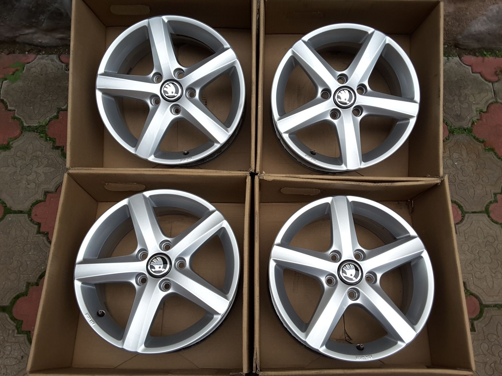 jante aliaj 16; 5x112; originale Vw, Skoda Superb, Octavia 2, 3, 4