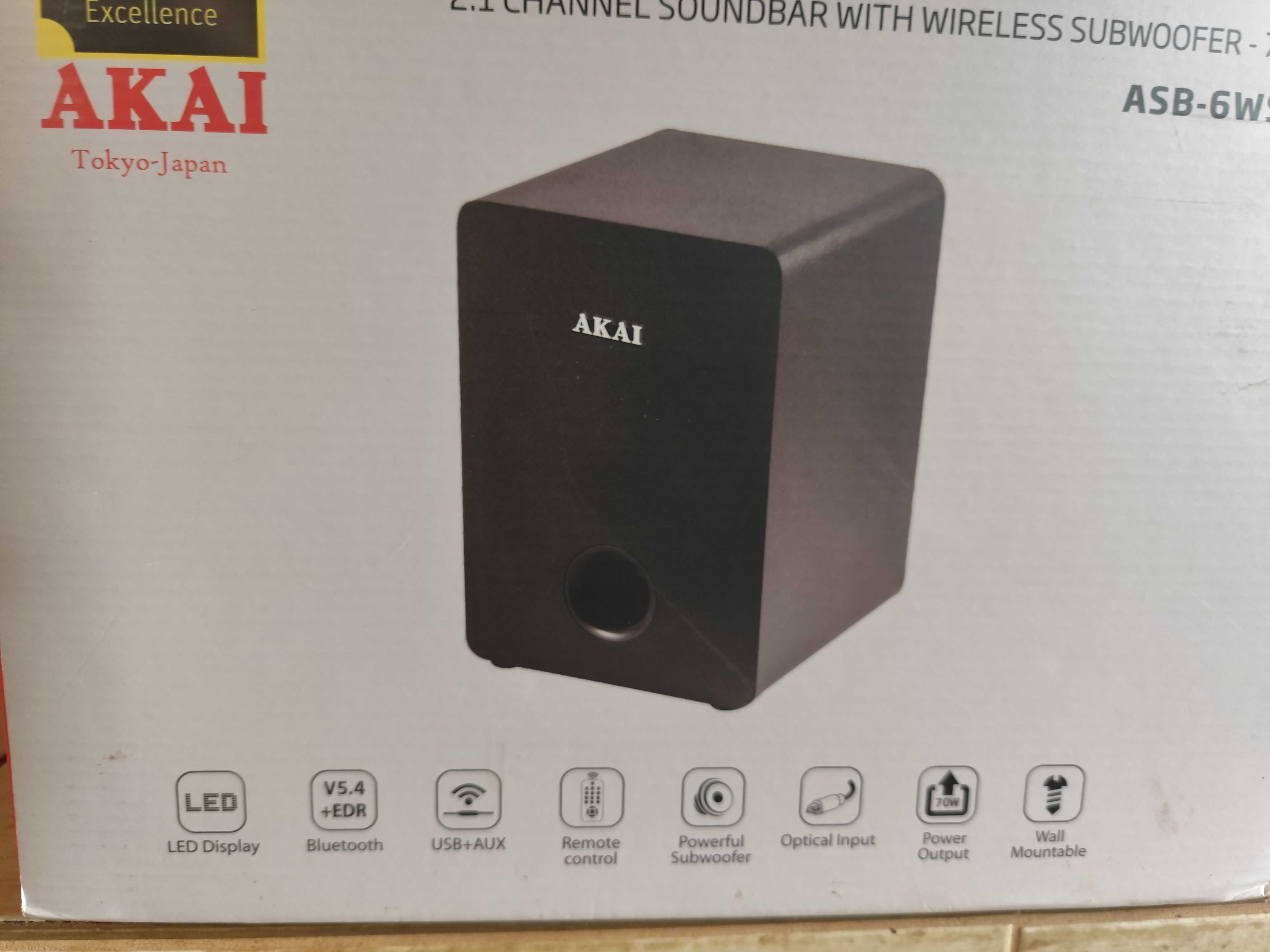 Продавам домашно кино Akai 50лв.