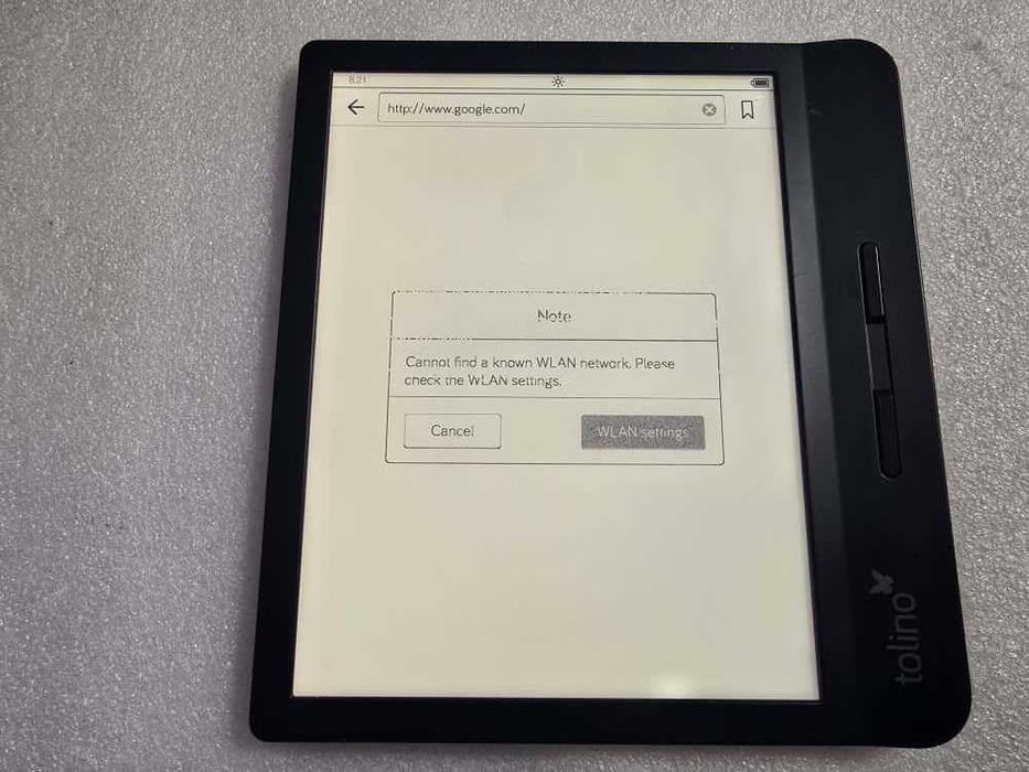 eBook Reader Tolino Vision 5, 7", 8GB, Rezolutie 1440 x 1920, Negru