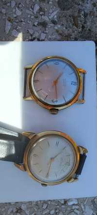 Ceasuri vechi de colecție placate cu aur
