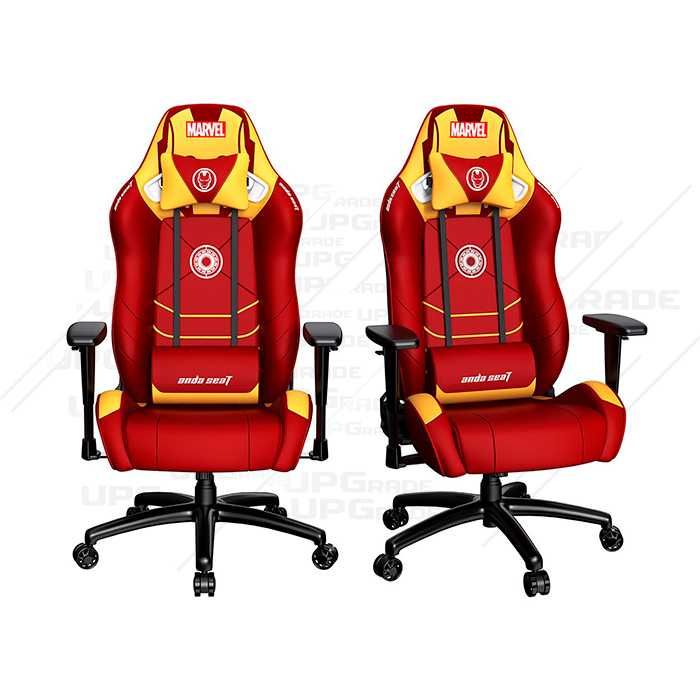 Игровое кресло Anda Seat Marvel Iron Man Edition | Бесплатная Доставка