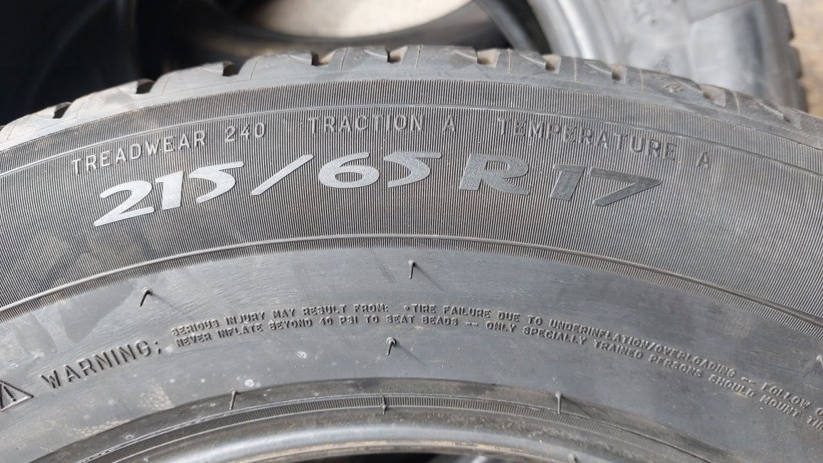 Нови летни гуми 215/65/17 Michelin Primacy 3 4 броя