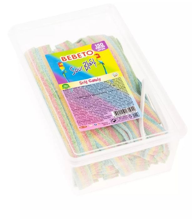 Мармелад BEBETO кислые ленточки