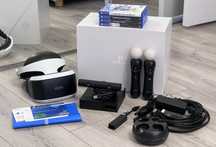Sony PSVR 1 Mega Pachet + 2 Controllere + Dock + 4 Jocuri - PS4 PS5