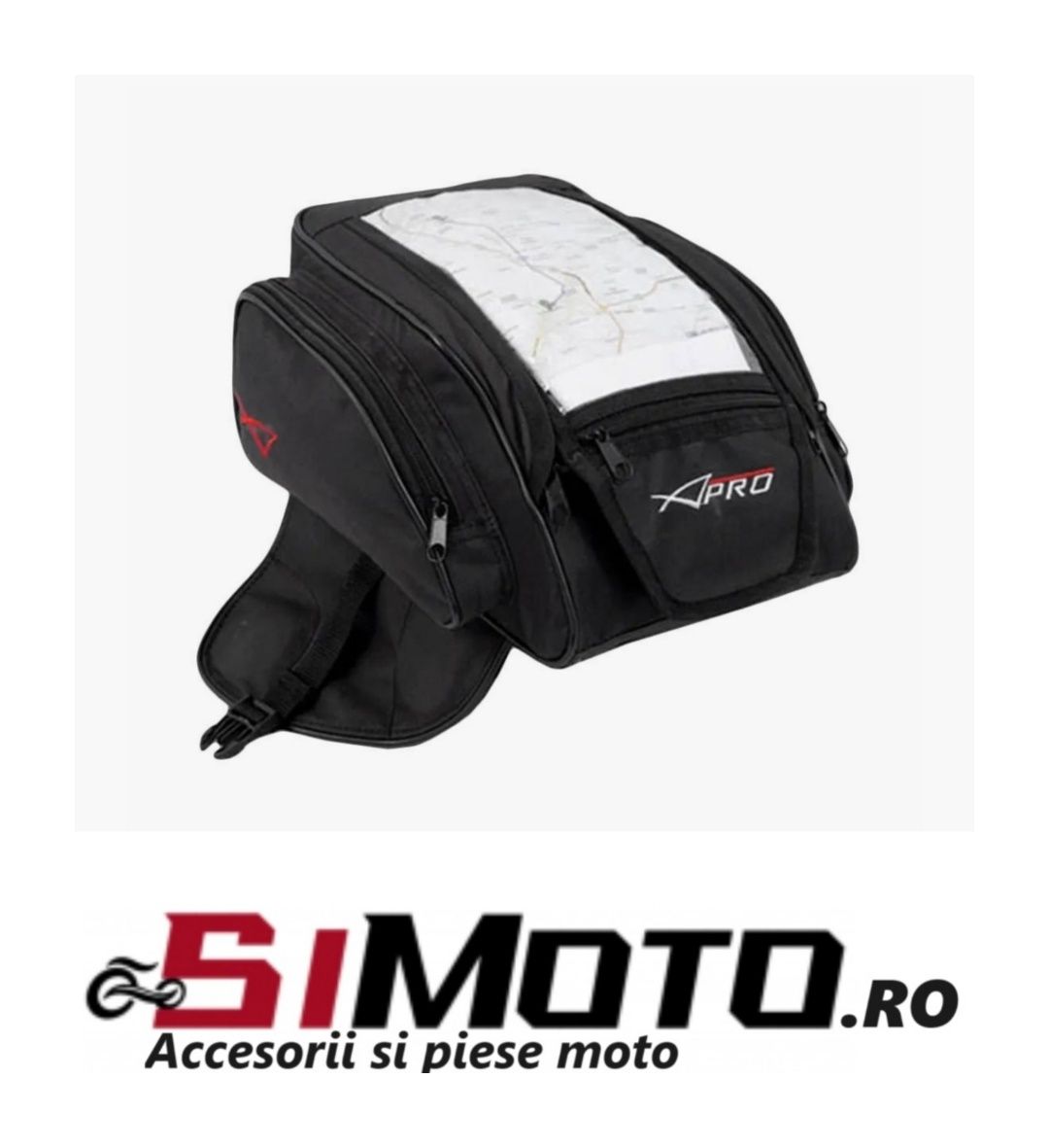Geanta rezervor A-pro Object moto 15L cu magneti