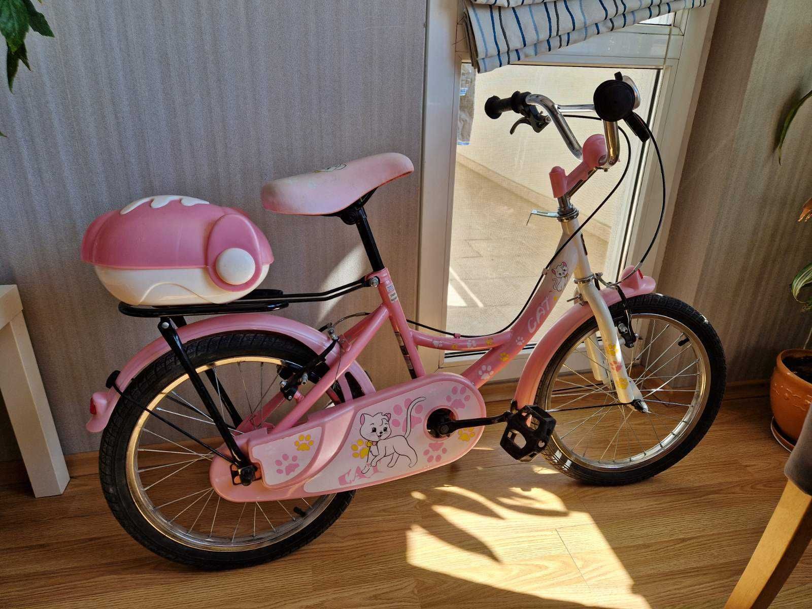 Детски велосипед - розов