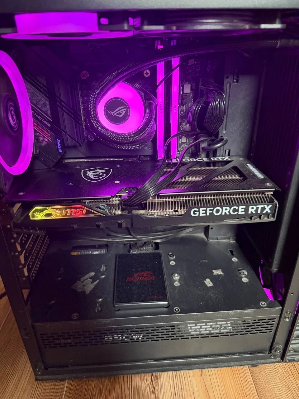 Intel i5 11400F, ASUS ROG STRIX B560-G GAMING WIFI, 32ГБ DDR4 3200МГц