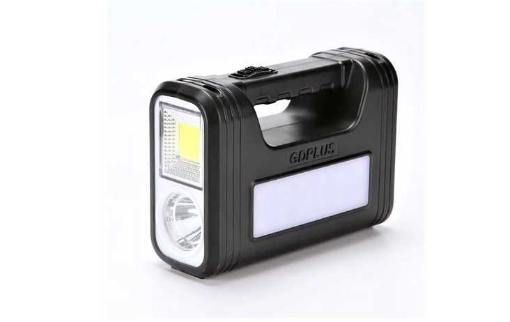 Kit panou solar fotovoltaic Gdlite GD 8017 USB 3 becuri lanterna