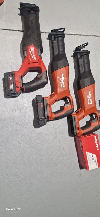 Hilti , Milwaukee ferestrau sabie pe acumulator