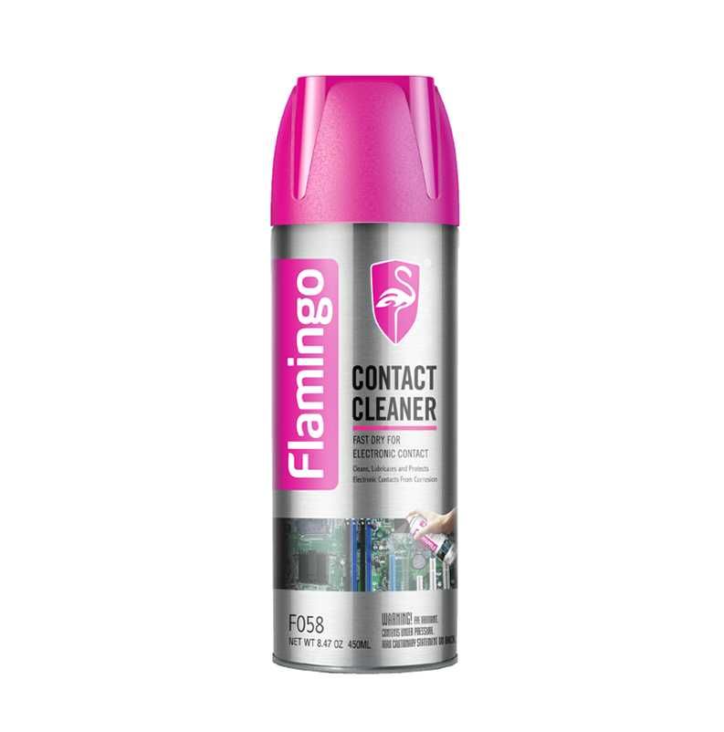 Спрей Contact Cleaner за почистване на електрически контакти.