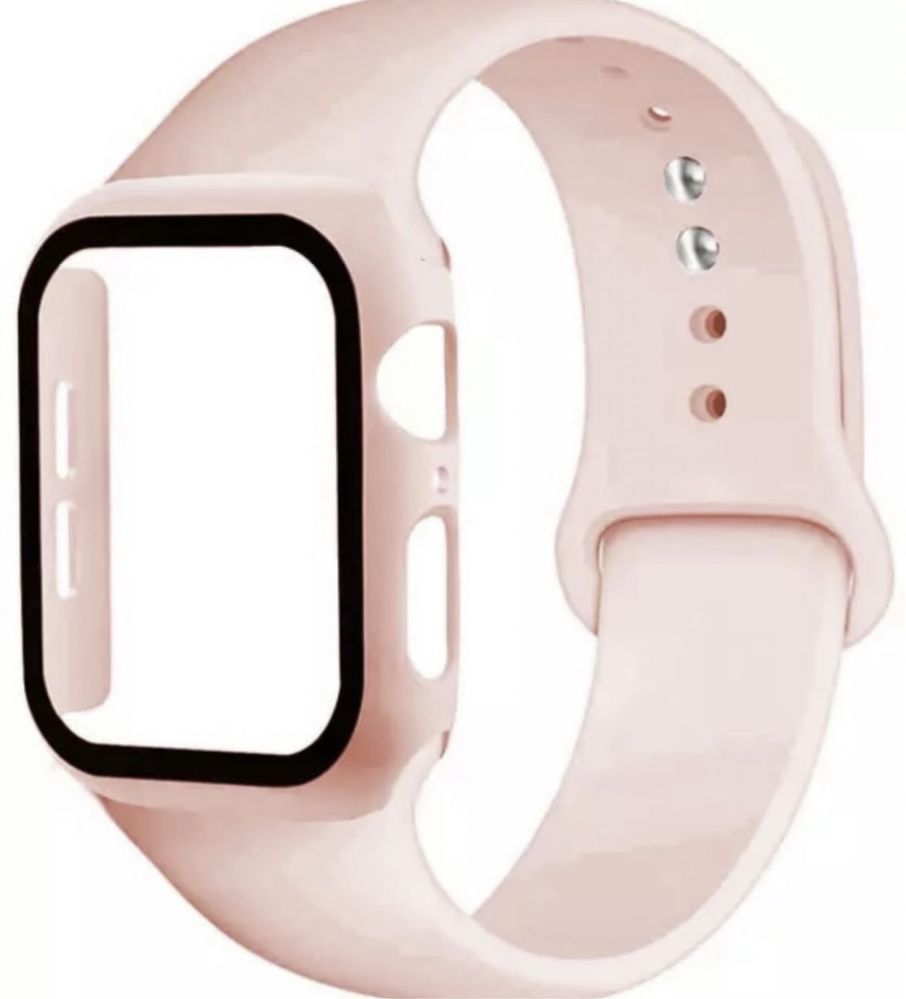 Curea Bratara TPU Cu Bumper Husa Compatibila Apple Watch