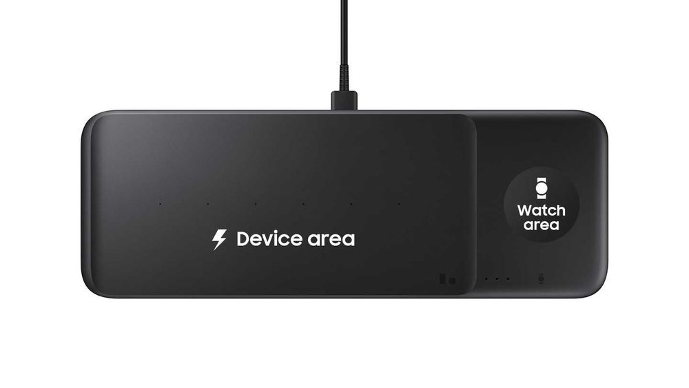 Incarcator SAMSUNG Wireless Charger Trio EP-P6300TWEGEU 25W White