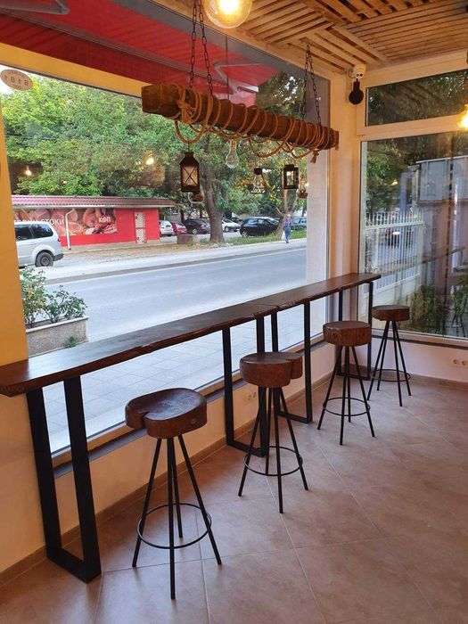 Бар плот за тераса от масив