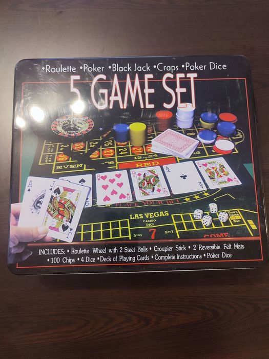 Покер игра - 5 game set