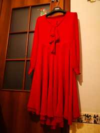 Красное платье Gucci