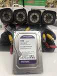 Sistem Camere Supraveghere AHD 24Led Hdd 1Tb Alarma Long IR+30m Vision