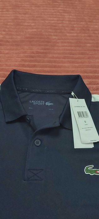 Tricou polo Lacoste  Bleumarin/Turcoaz