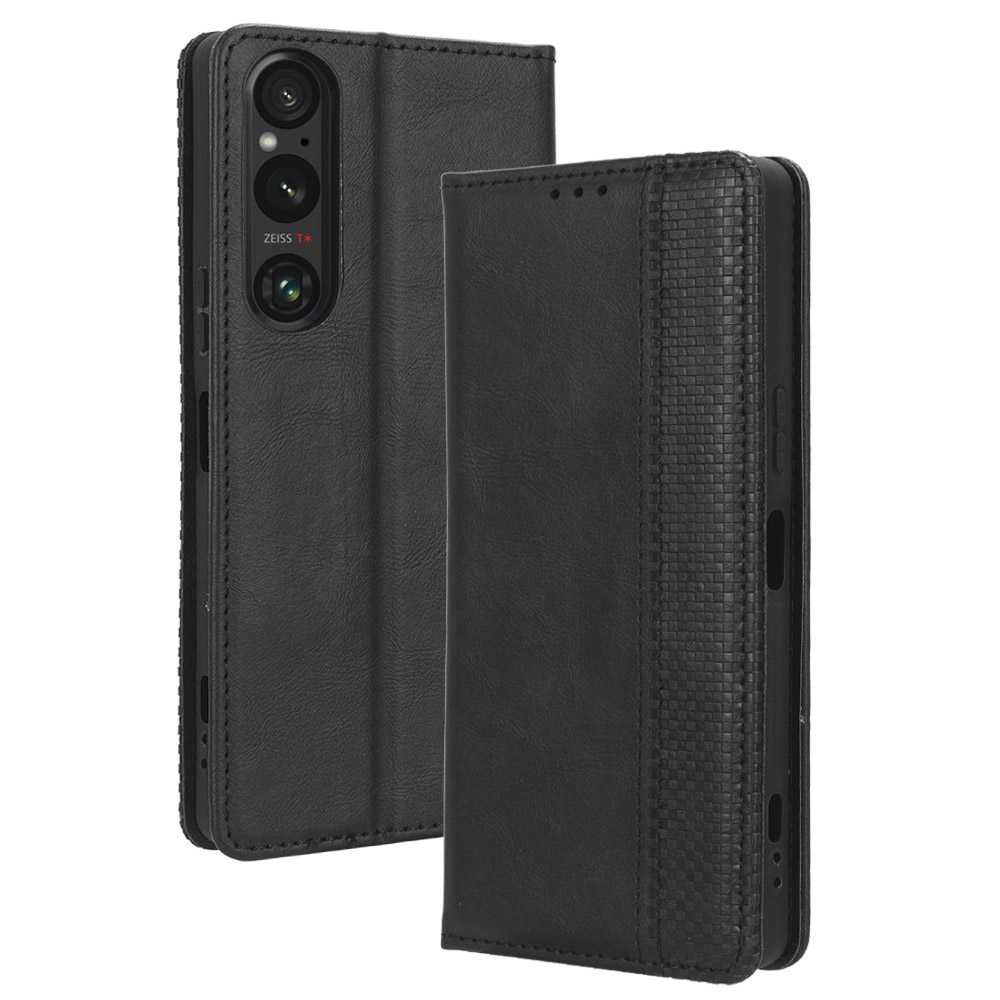 Луксозен магнитен кожен калъф тефтер за Sony Xperia 1 5 10 II III IV V