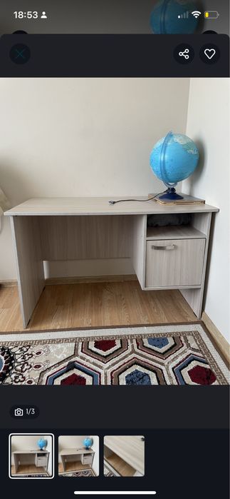 Кровать стол с матрасом