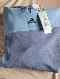 Trening adidas gri cu bleu bumbac