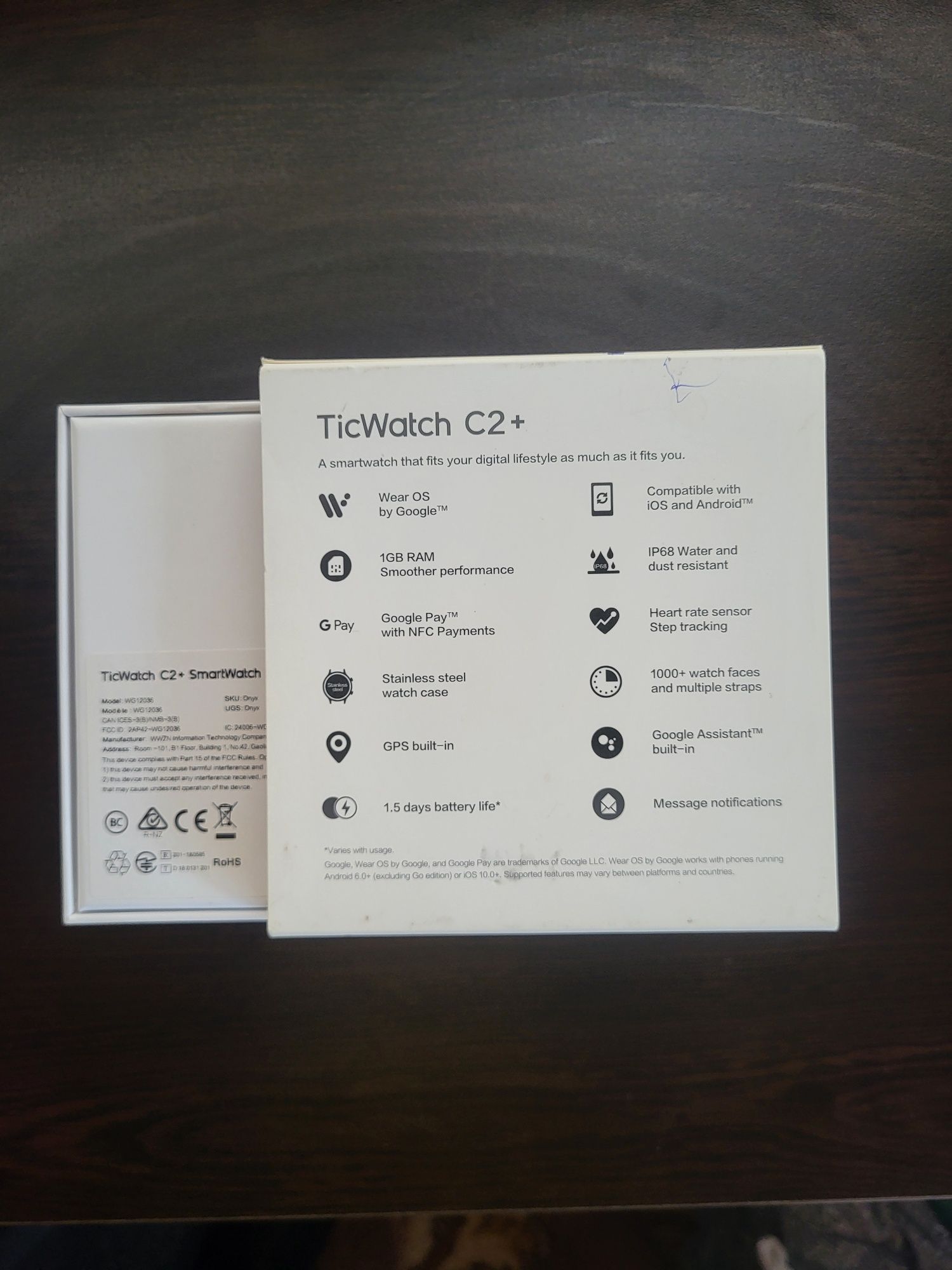 Smart часовник TicWatch C2+