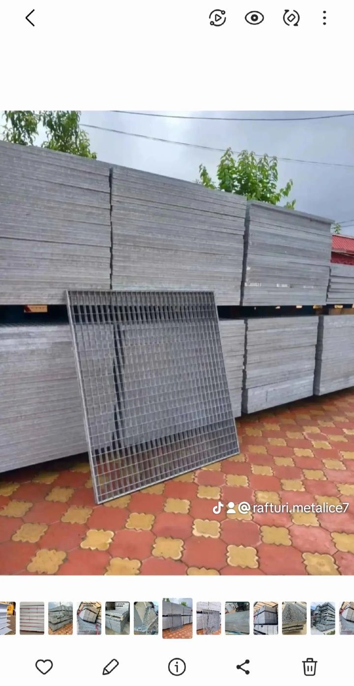 Vindem grătare zincate galvanizate la ori ce dimensiuni se debitează ș