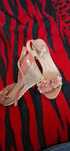 Sandale roz perlat cu platforma - marime 38