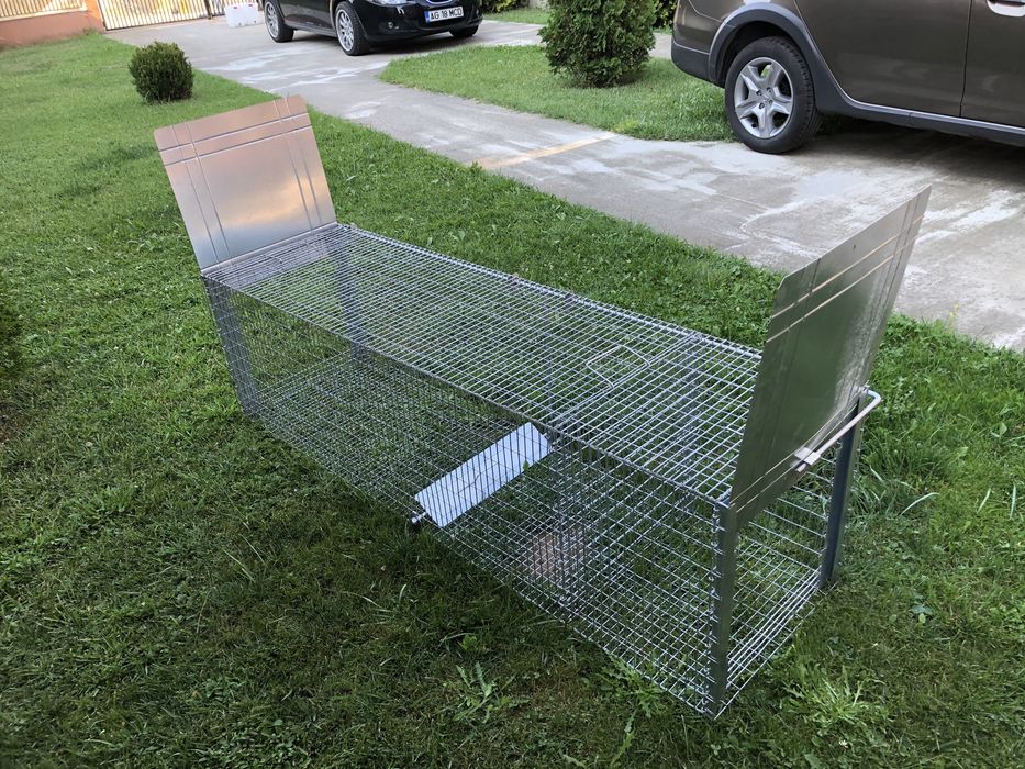 Capcana vulpi cu momeala vie și cu doua intrari -140/40/50 cm