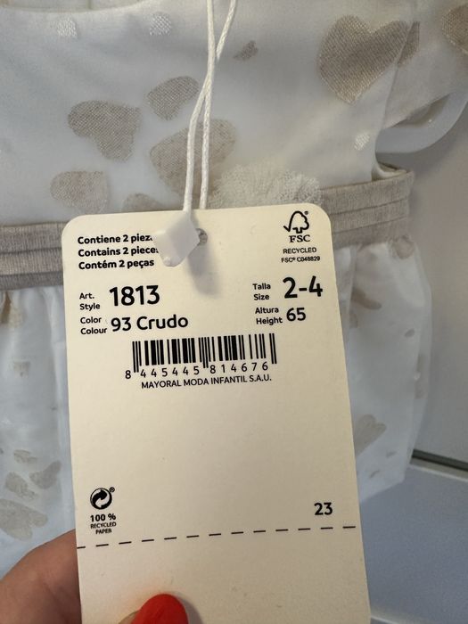 Rochie fetite 2-4 luni - Mayoral