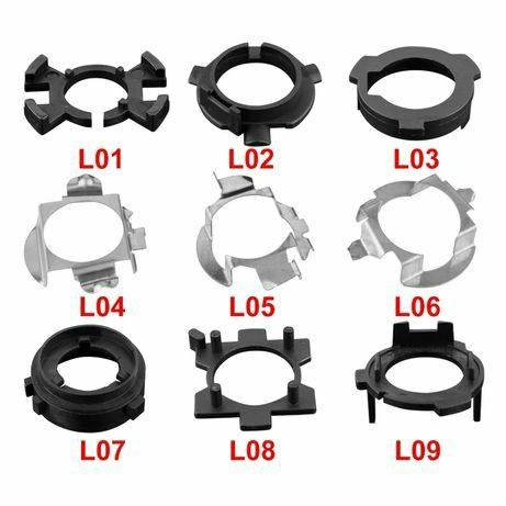 Adaptoare/Inele Bec Led Cu Soclu:H1,H3,H4,H7,H8,H9,H11,9005,9