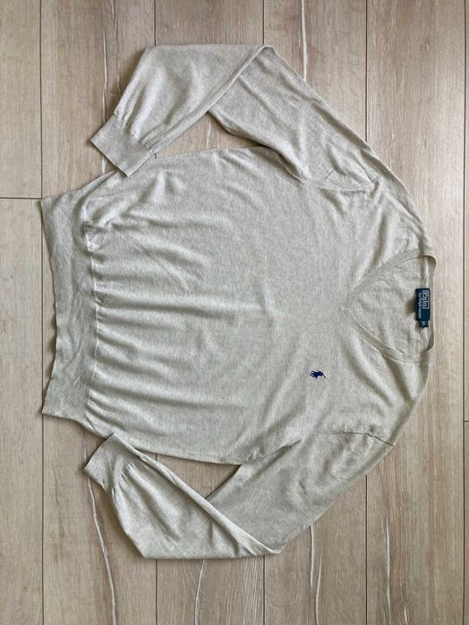 POLO By Ralph Lauren Pima Cotton мъжки тънък пуловер XL Slim Fit