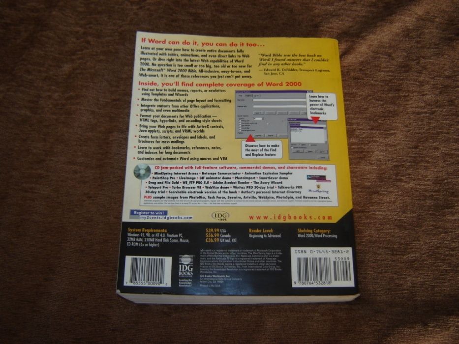 Carte Bible Word 2000 cu CD