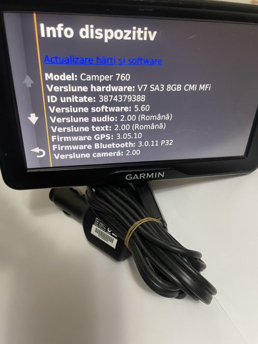 Gps Garmin Camper 760LM ptr Rulote harti full  Europa 2025