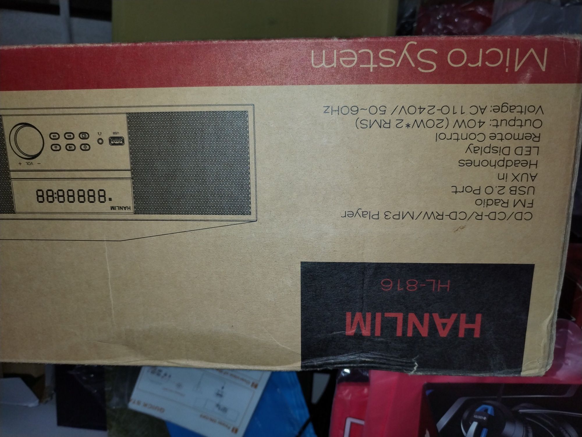 Винтидж стерео уредба HANLIM HL-816 CD, FM, Bluetooth/AUX/USB