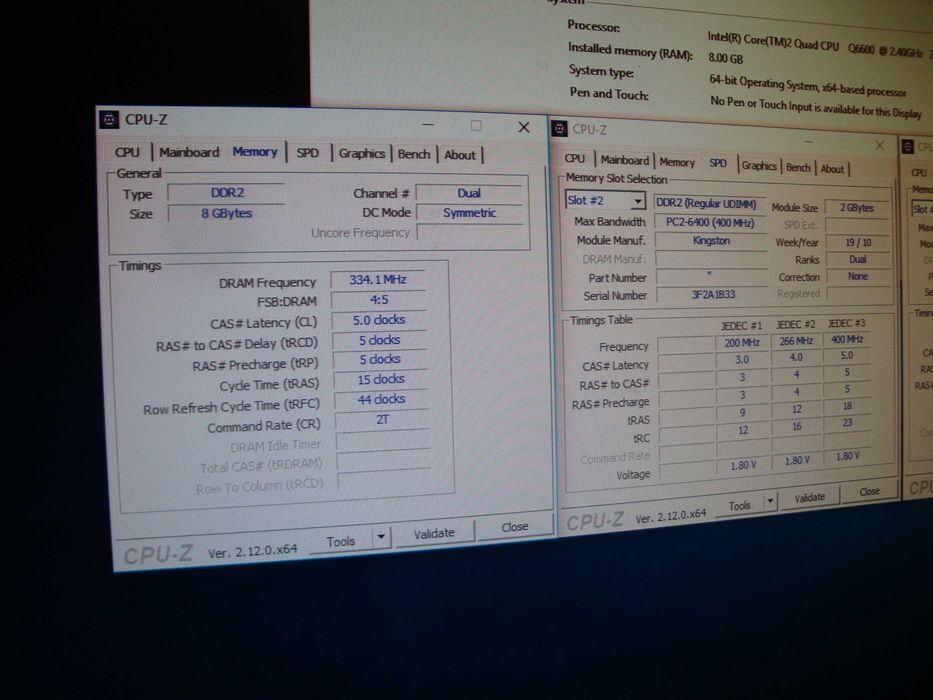 Memorii Ram DDR2 Samsung Kingston 8GB PC2 6400 800 Mhz 4x 2GB