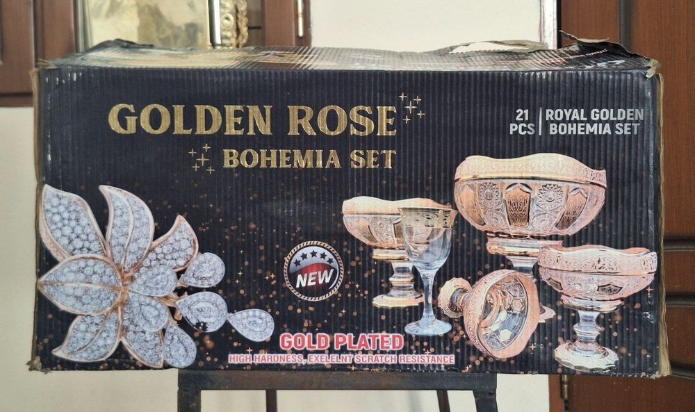 BAGIMA GOLD bor 1 ta kotta 2 ta oʻrtacha 6 ta kichkina 6 ta rumka