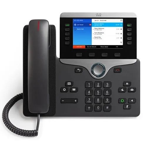 VolP телефон Cisco IP Phone 8841, цветен дисплей, РоЕ, тъмно сив